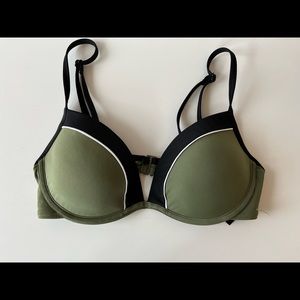 Turquoise Couture Bikini Top